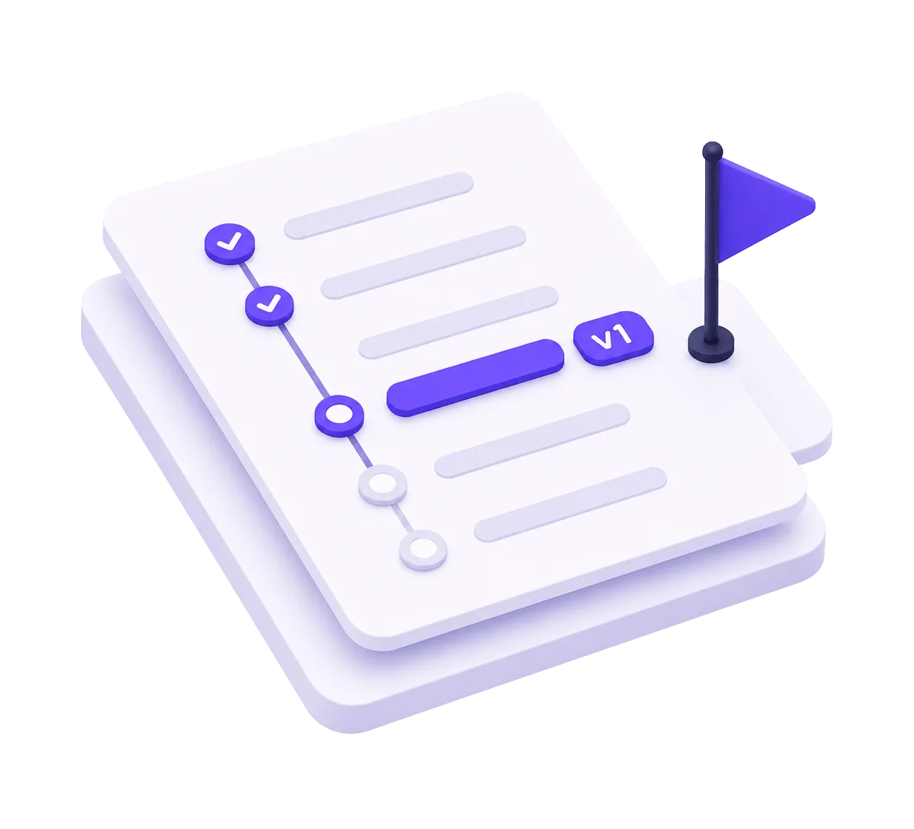 3D illustration representing Plan your product